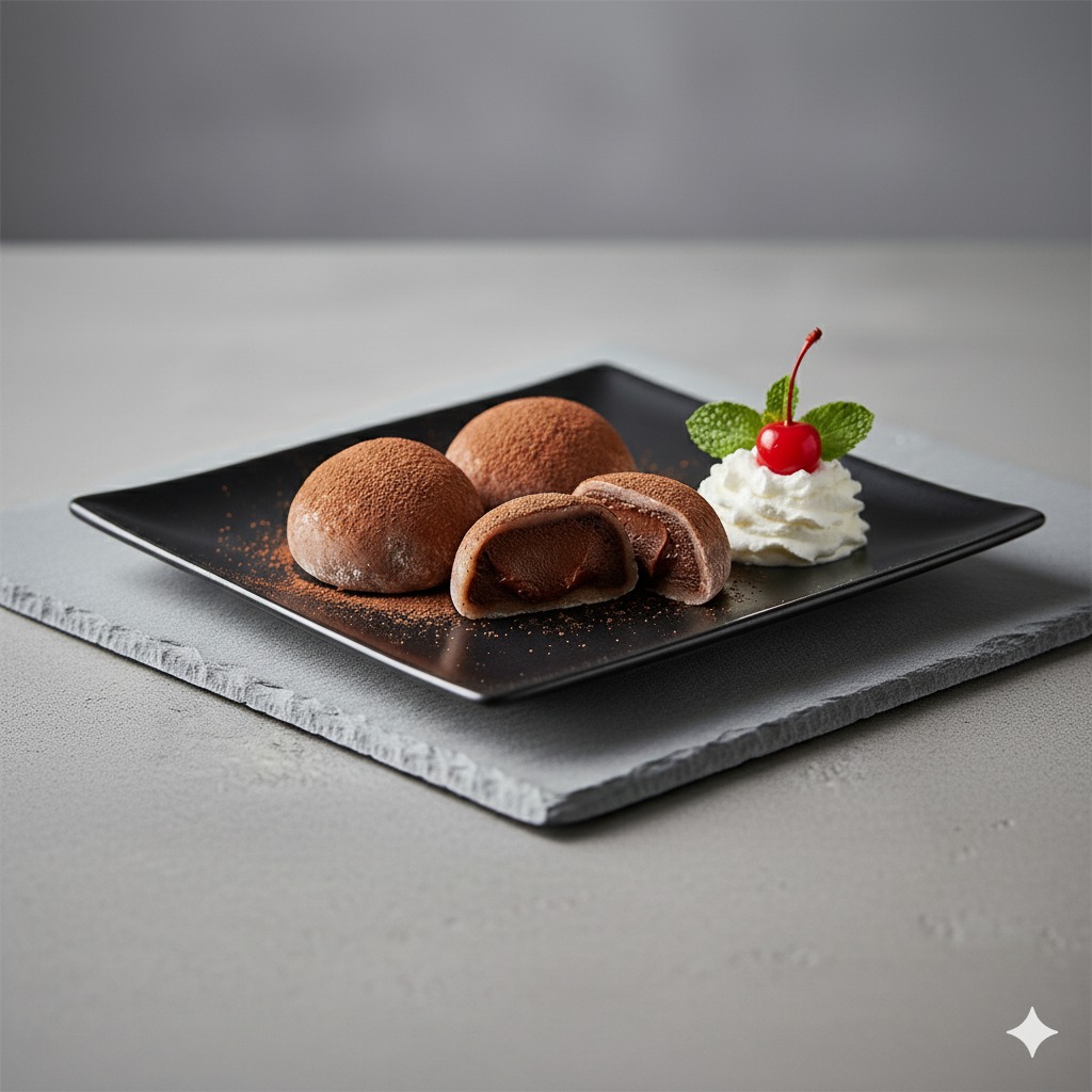 CHOCOLATE MOCHI ICE CREAM