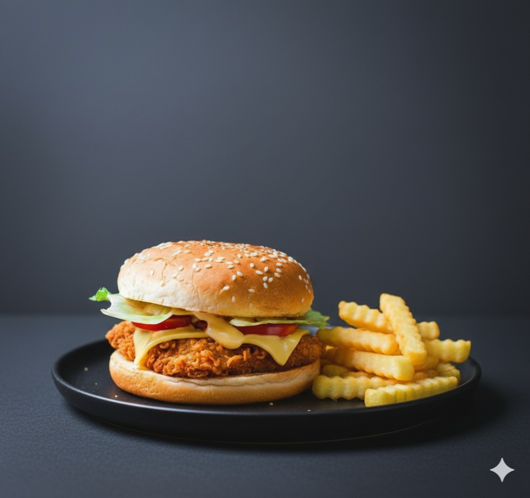 CRISPY CHICKEN BURGER