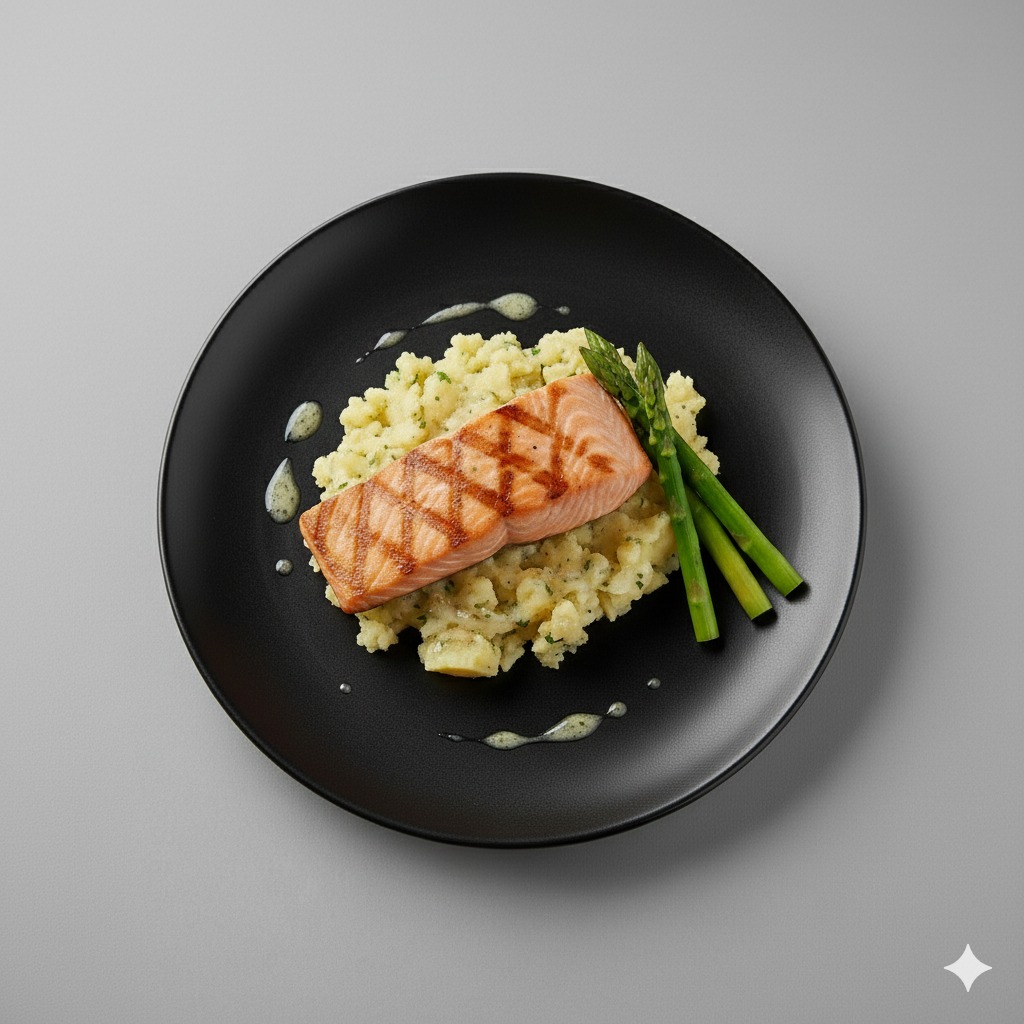 GRILLED SALMON STEAK