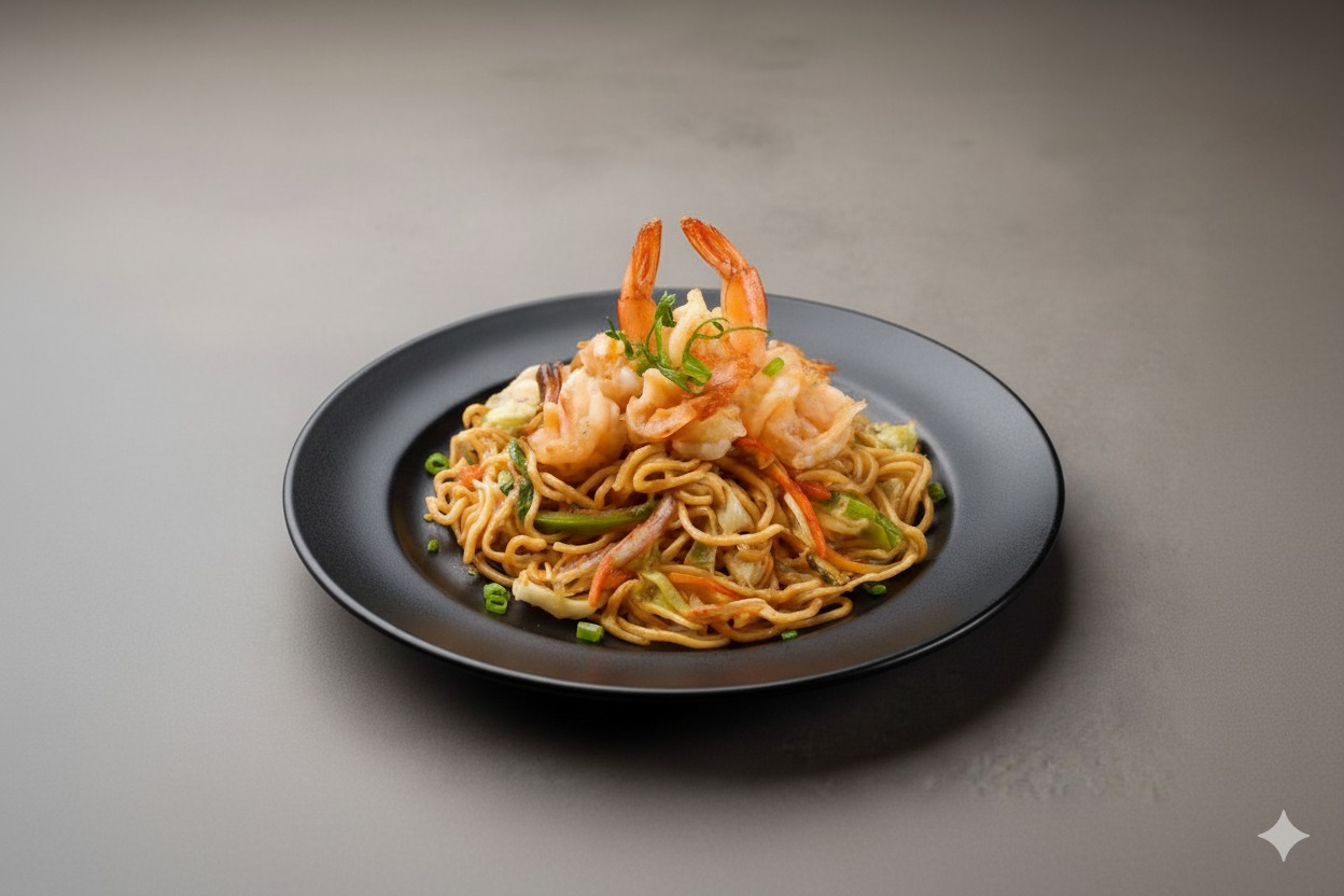 PRAWNS YAKISOBA