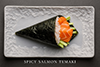 SPICY SALMON TEMAKI