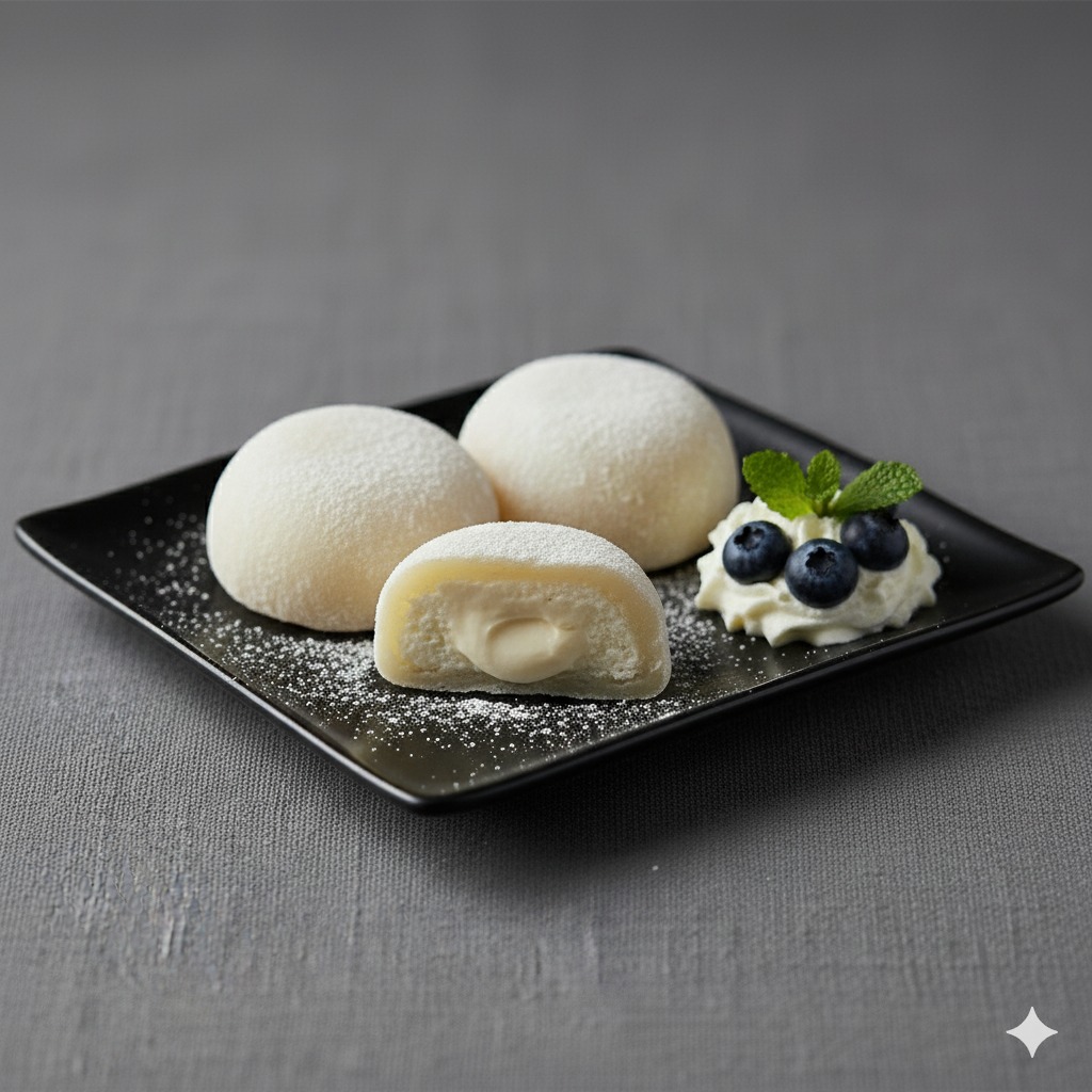 VANILLA MOCHI ICE CREAM